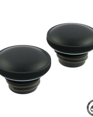 Late screw style gas cap set (black)