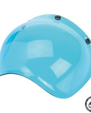 Biltwell Bubble visor (Blue Solid)
