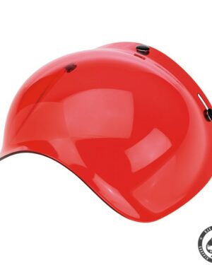 Biltwell Bubble visor (Red Solid)