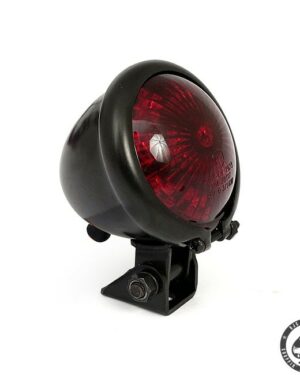 Bates style taillight with a LED lighted EC approved lens. With metal housing and adjustable bracket.