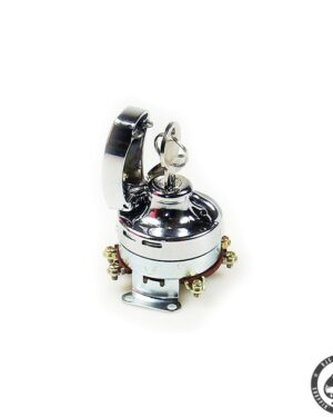 IGNITION SWITCH, ELECTRONIC 6-POLE Fits: > 73-95 FL, FX, FXWG(NU) WITH DUAL FUEL TANKS