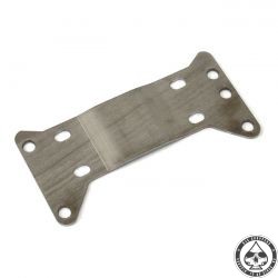 Transmission mount plate, 5-sp, 1/2 Offset, Stainless
