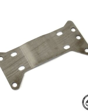 Transmission mount plate, 5-sp, 1" Offset, Stainless