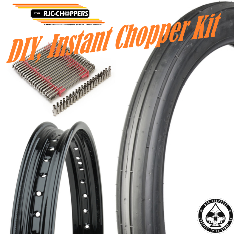 DIY Instant Chopper Kit, Firestone/Black RJC Choppers