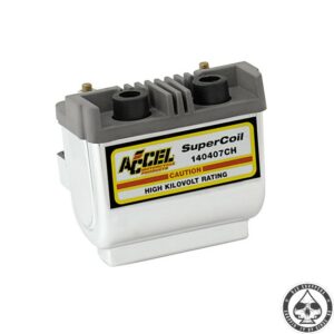 Accel HEI Super coil 2.3 Ohm,Chrome ( Electronic ignition )