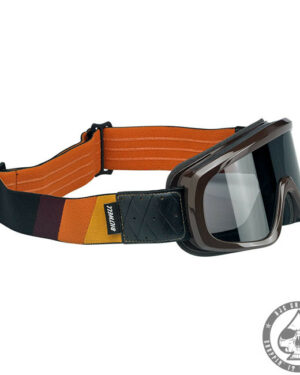 Biltwell Overland 2.0, Tri Stripe goggles, brown