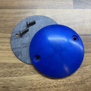 RJC-Choppers, Resin Point Cover Domed, Sea Blue
