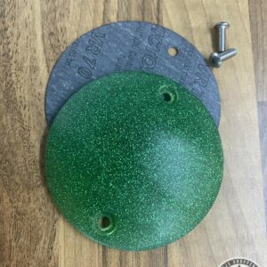 RJC-Choppers, Resin Point Cover Domed, Flaked Green