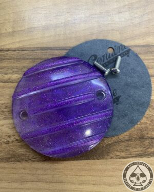 RJC-Choppers, Ribbed Resin Point Cover, Flaked Purple