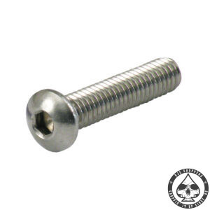 Buttonhead bolt, 3/8-16 x 1/2, Stainless