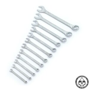 MCS open & box end wrench set. metric sizes
