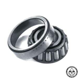 Replacement tapered wheel bearing / roller bearing. Fits forn and rear wheels on 73-99 B.T. en Twin can models ( excl 80-81 FLT rear ); 73-99 XL front and 79-99 XL rear. Also fits swingarms on 58-86 4-speed B.T. ( Excl softail ).