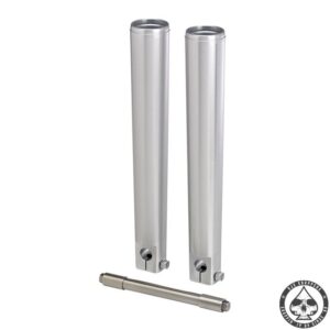 Lowbrow shaved and tapered lower fork legs. The shaved custom look for all 87-14 Harley Davidson models equipped with 39mm fork tubes