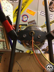 Mock-up of the taillight mount