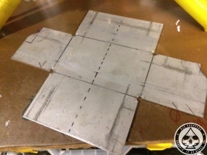 Cut out of the battery box