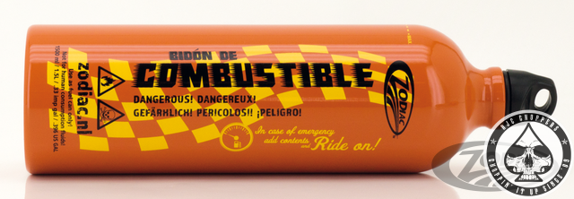 Zodiac Fuel Bottle, "Bidon de Combutible"