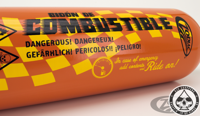 Zodiac Fuel Bottle, "Bidon de Combutible"