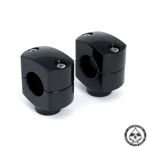 Dighton Domed Risers, Black, 1 1/4"