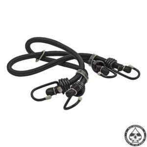 Bungee cords, Black 2 cords, 4 hooks