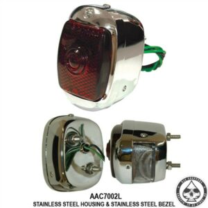 Mooneyes Old School taillight, ( Chrome)