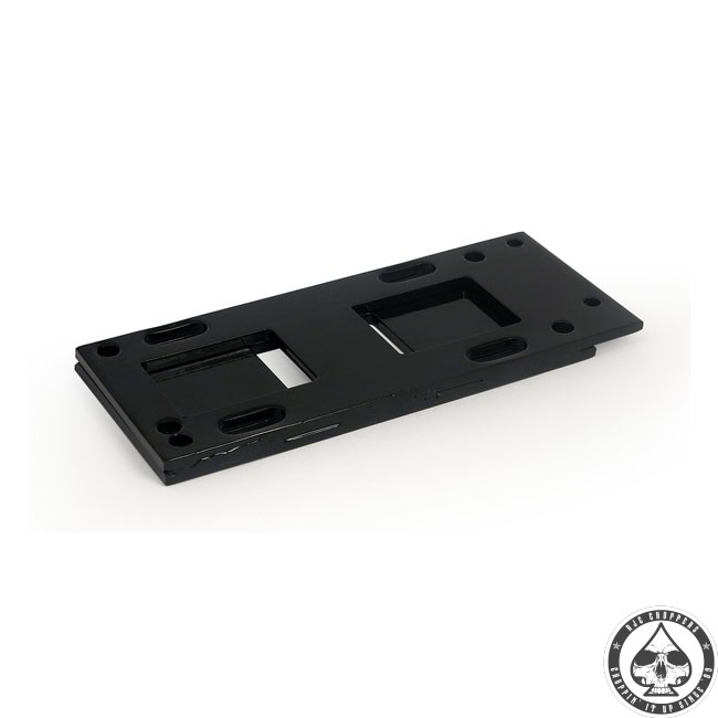 Paughco, Transmission mount plate, 4-sp, Black