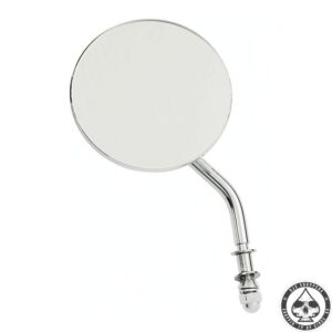 3” round mirror, Short stem, Chrome