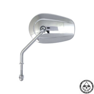 Riptide Mirror set, Short Stem, Chrome