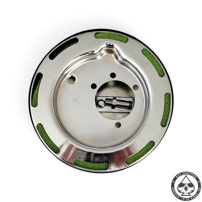 7" Round Aircleaner, Keihin, Bendix, Tillotson - Chrome