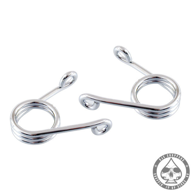 Solo seat scissor springs, 3", Chrome
