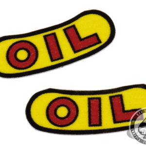 Old style oil cap decals