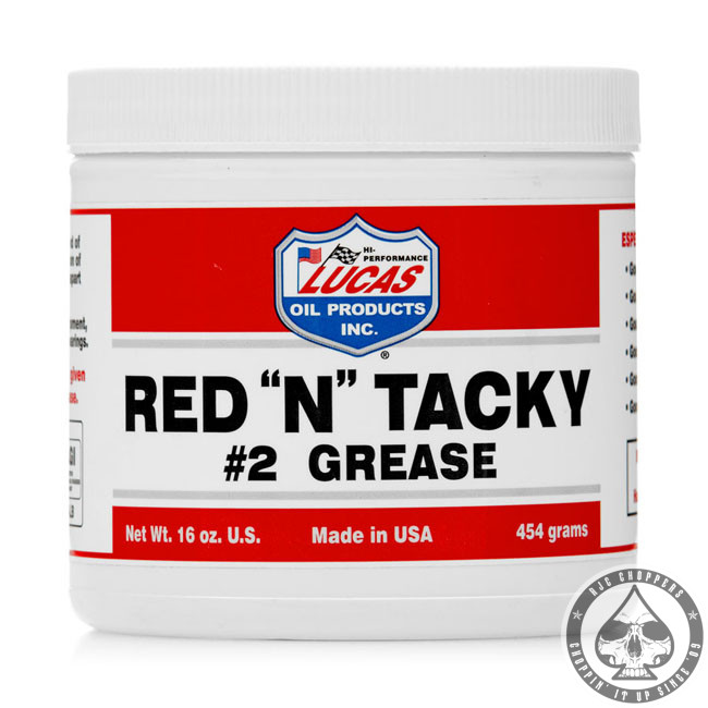 Lucas, Red 'n' tacky grease RJC Choppers