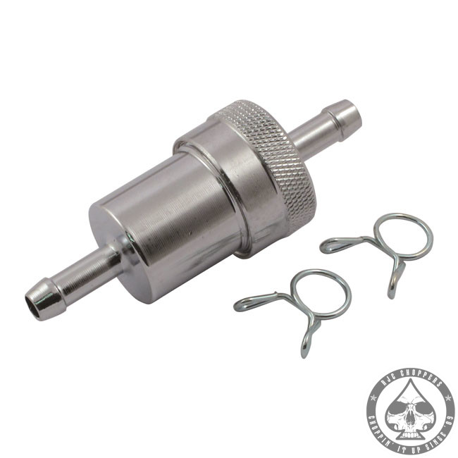 Universal Fuel Filter, Aluminium, 1/4"