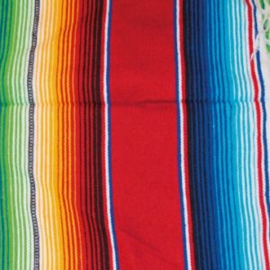 Mexican Cozumel blanket, Serepa Red