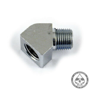 Streethogs oil gauge fitting, 45 degrees