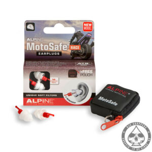Alpine Motosafe Race Earplugs, with mini grip