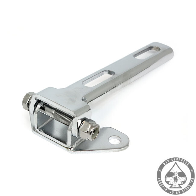 Solo Seat Mounting bracket Bolt-on, Chrome
