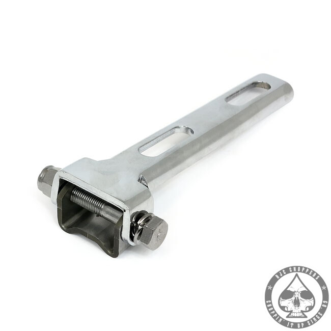 Solo Seat Mounting bracket Weld-on, Chrome
