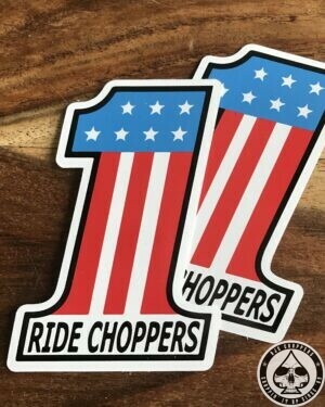 Number one, Ride Choppers Sticker