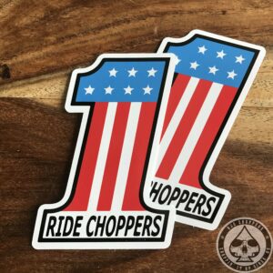 Number one, Ride Choppers Sticker