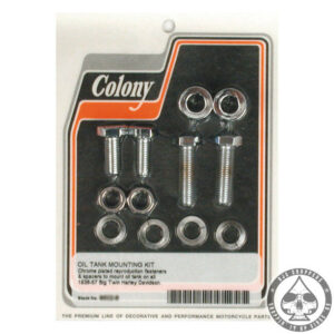 Oil tank mounting kit Chrome, 36-57