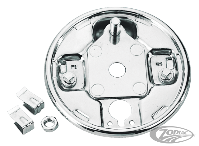 Rear Brake backing plate, 58-62 FL