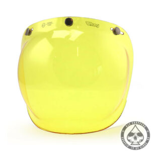 Roeg Bubble visor for Jett helmet, Yellow