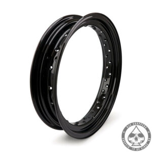 Drop center 40 spoke Rim 3.50x18", Black