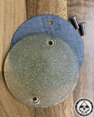 RJC-Choppers, Resin Point Cover Domed, Flaked Light Orange