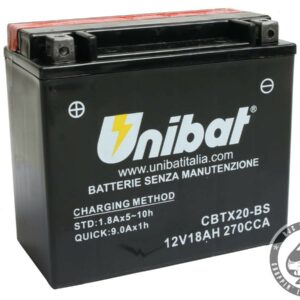Unibat CBTX20-BS, 270 A, 18.0 Ah