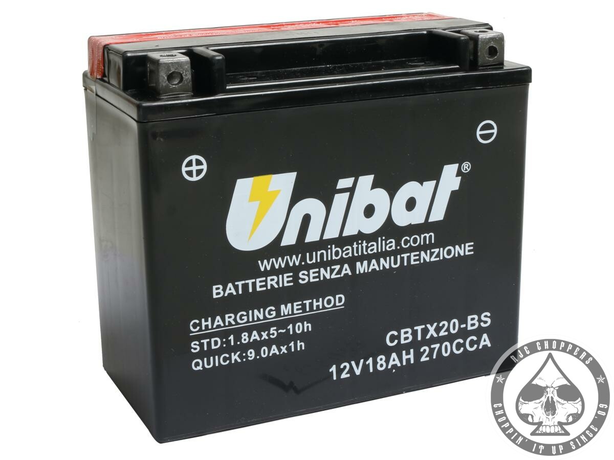 Unibat CBTX20-BS, 270 A, 18.0 Ah