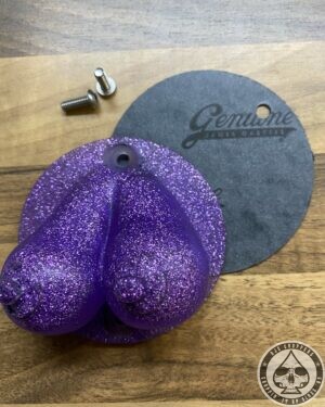 RJC-Choppers, Titties Resin Point Cover, Flaked Purple