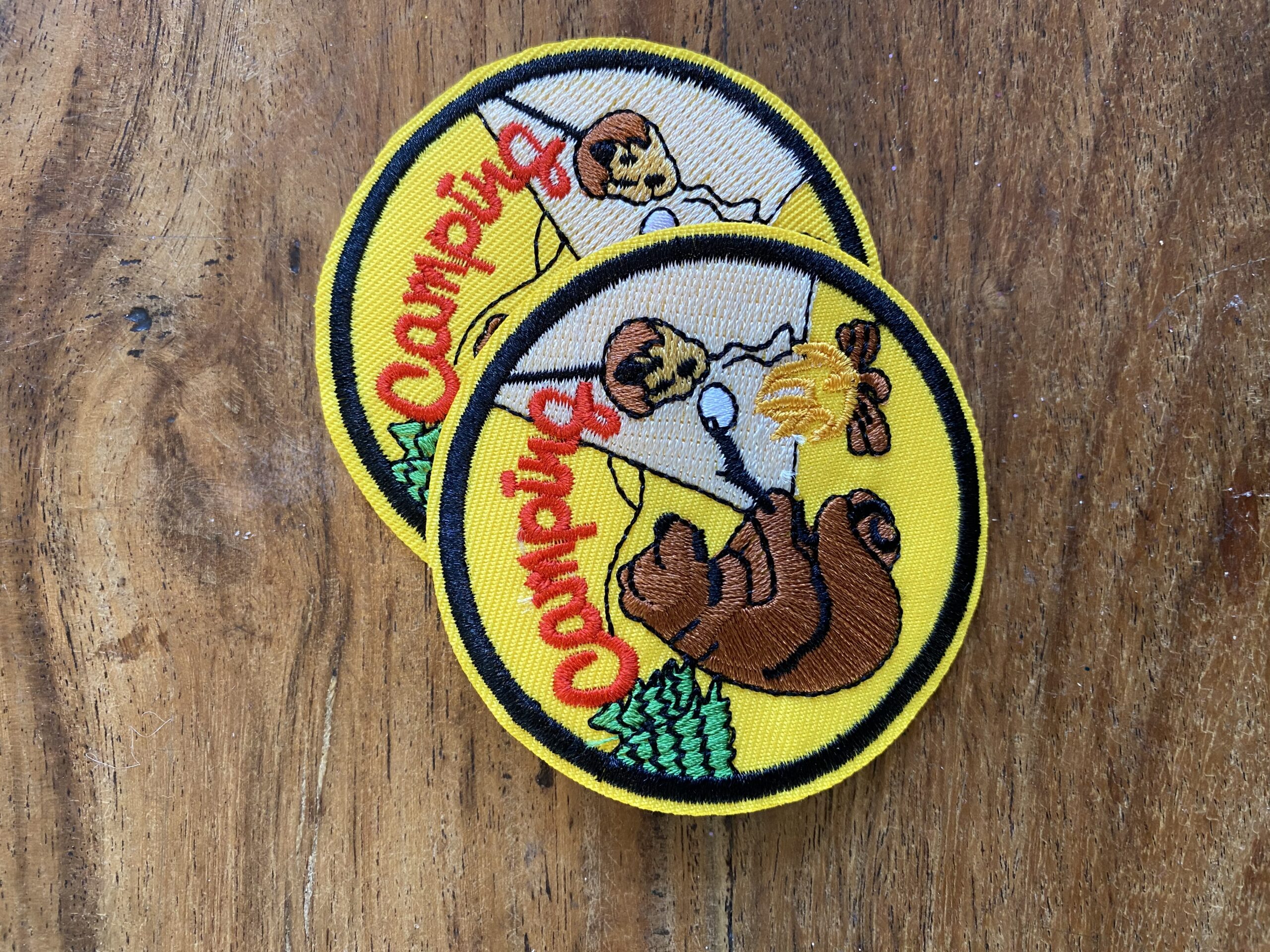 Camping Bear Patch
