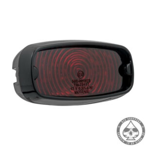 Motone "Gort" LED taillight - black, ECE
