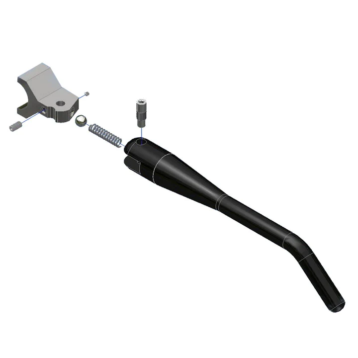TC Bros Weld On kickstand - Jiffy, Chrome - Image 2